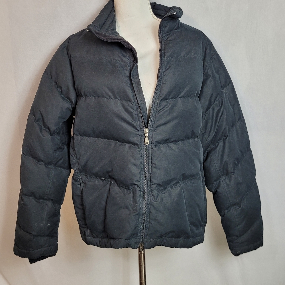 Eddie Bauer Wool Goose Down Coat Size Large